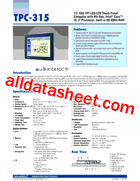 TPC-315-R873A型号图片