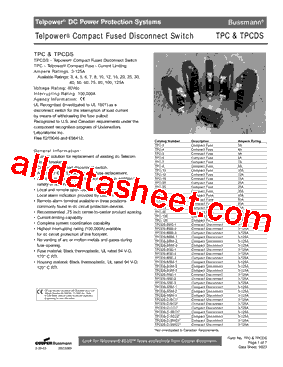 TPCDS-BSM-1型号图片