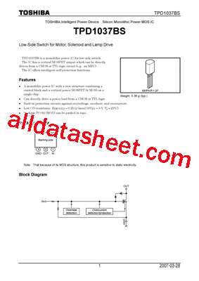 TPD1037BS型号图片
