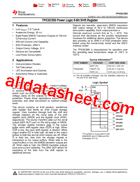 TPIC6C595DG4型号图片