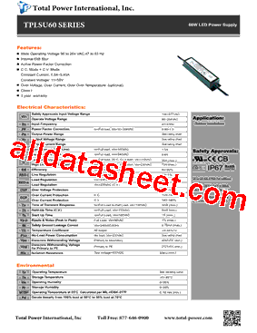 TPLSU60-106-13V型号图片