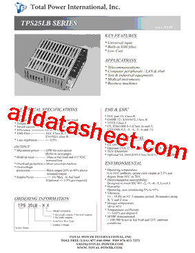 TPS-25LB型号图片