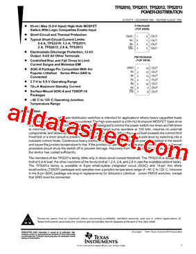 TPS2013DG4型号图片