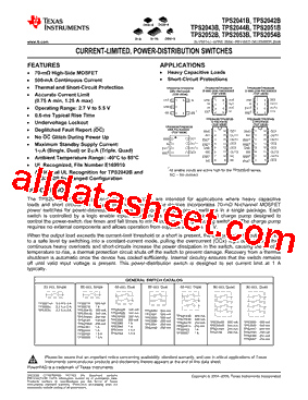 TPS2041BDR型号图片