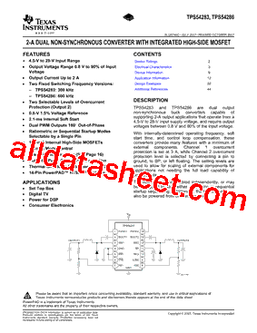 TPS54283PWP型号图片