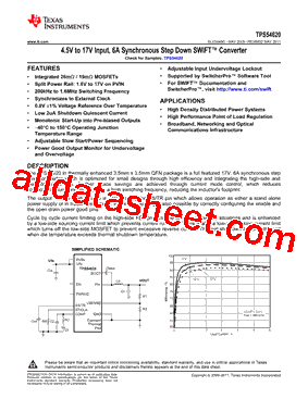 TPS54620RHLR型号图片