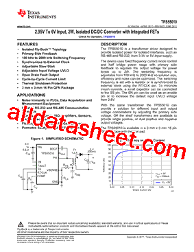 TPS55010RTET型号图片