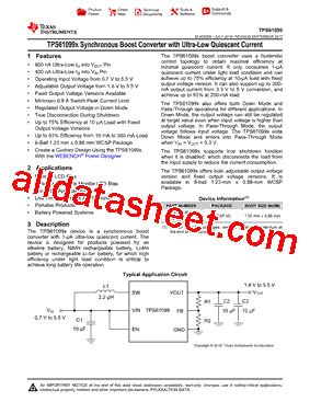 TPS61099x型号图片