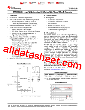 TPS61193PWPRQ1型号图片