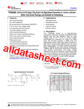 TPS6208818YFPT型号图片