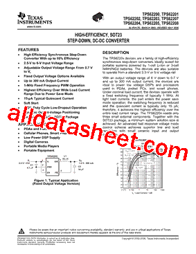 TPS62201DBVTG4型号图片