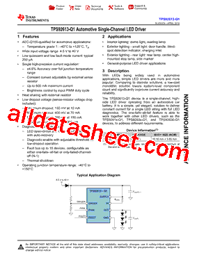 TPS92613QNDRRQ1型号图片