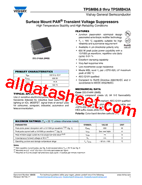 TPSMB27A型号图片