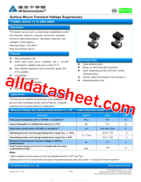 TPSMBJ22A型号图片