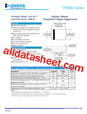 TPSMDJ13A型号图片