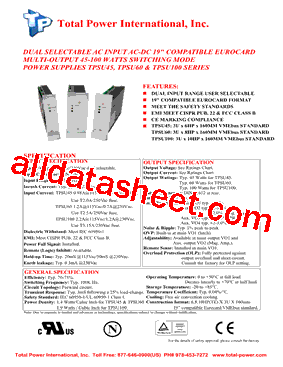 TPSU100-1X型号图片