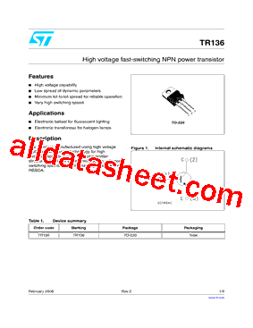 TR136型号图片