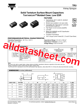 TR3D107K010C0080型号图片