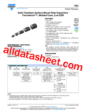 TR3V686K010C0100型号图片