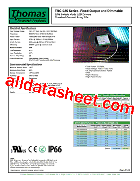 TRC-025S062DS型号图片