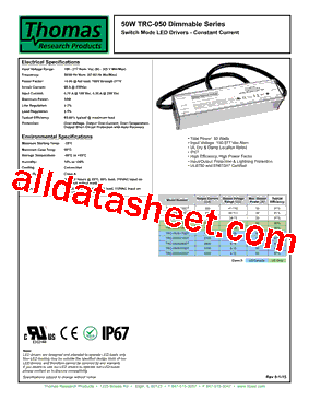 TRC-050S210DT型号图片