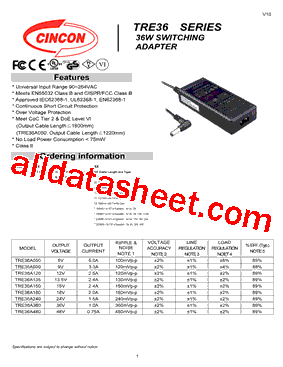 TRE36A050-XXE11型号图片