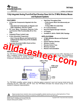 TRF7900APWRG4型号图片