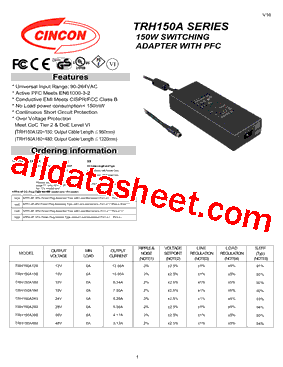 TRH150A150-XXE12型号图片