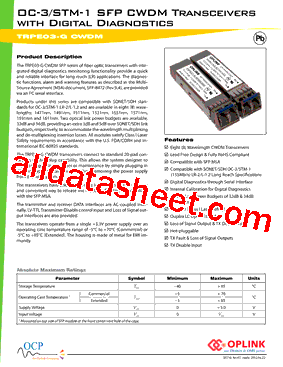 TRPE03KL2E00080G型号图片