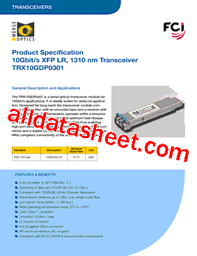 TRX10GDP0301型号图片