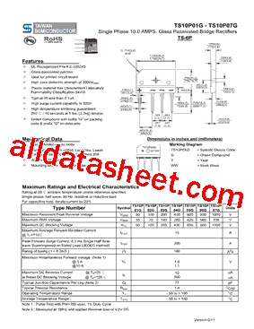 TS10P01G型号图片