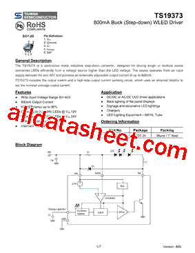 TS19373CX5RF型号图片