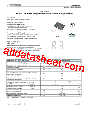 TS25PL05G型号图片