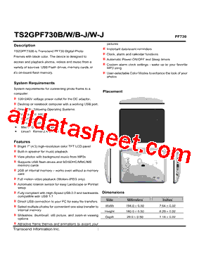 TS2GPF730B型号图片