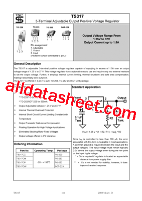 TS317CZ型号图片