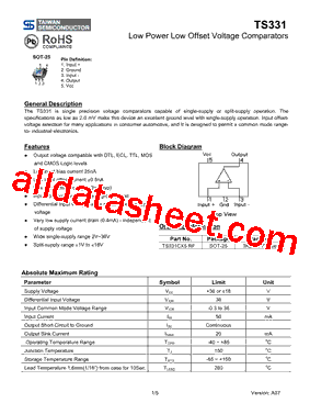 TS3310ITD1022型号图片