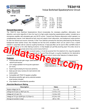 TS34118CS28C8型号图片