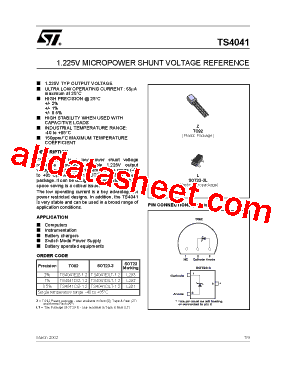 TS4041CIZ-1.2型号图片