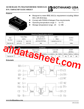 TS8142-HF型号图片