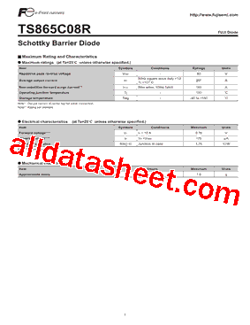 TS865C08R型号图片