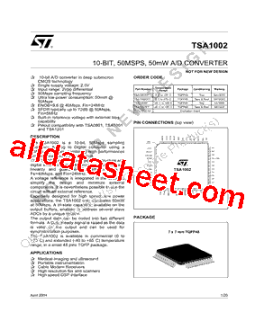 TSA1002CF型号图片