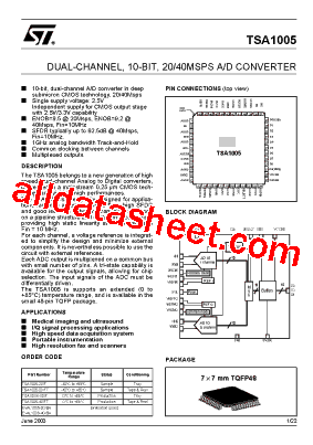 TSA1005-20IFT型号图片