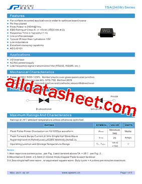 TSA15U型号图片