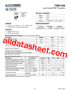 TSB1184CPRO型号图片