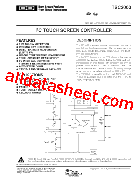 TSC2003EVM-PDK型号图片