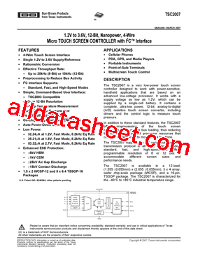 TSC2007IPW型号图片
