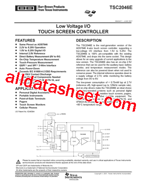 TSC2046EIPWR型号图片