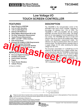 TSC2046EIRGVRG4型号图片
