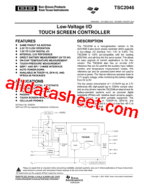 TSC2046IPWRG4型号图片