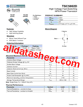 TSC5802DCHC5G型号图片